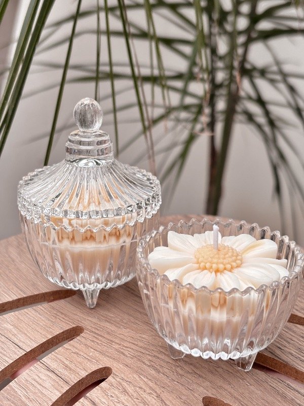 Producto - Vela AE Caramelera chica + margarita