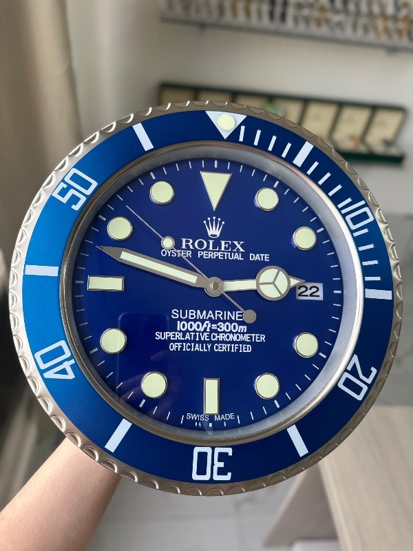 Producto - Reloj de Pared Rolex Submariner Blue Automatico