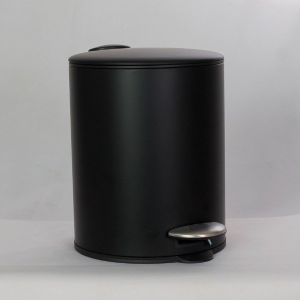 Producto - CESTO ACERO NEGRO REDONDO - 0