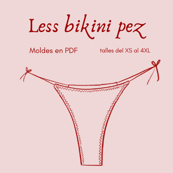 Producto - Molde PDF - Less bikini pez
