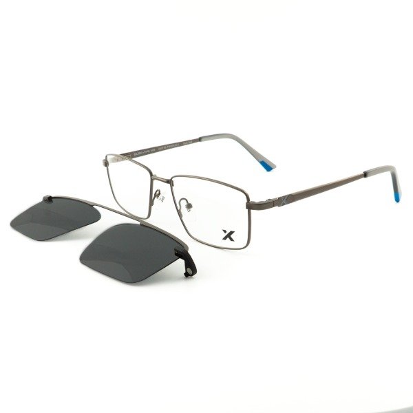 Producto - Glox Clip-On NU747 Rectangular Plata - 0