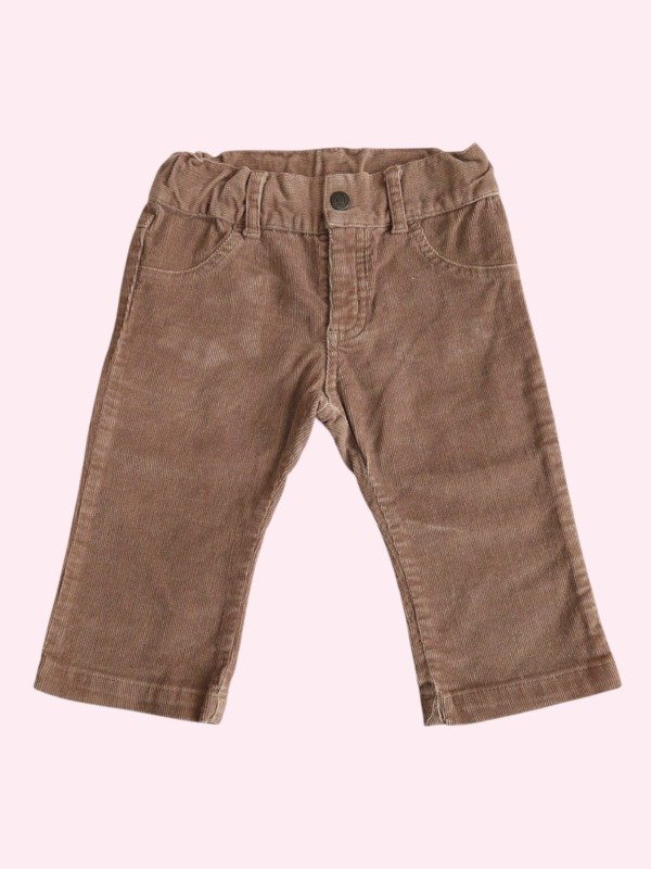 Producto - Pantalon micropolar color marron claro Mimo 9/12 meses