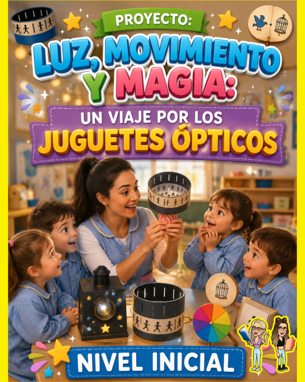 Producto - PTO. LUZ  MOVIMIENTO Y MAGIA. UN VIAJE POR LOS JUGUETES ÓPTICOS NIVEL INICIAL