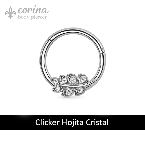 Producto - Clicker Hojita Cristal