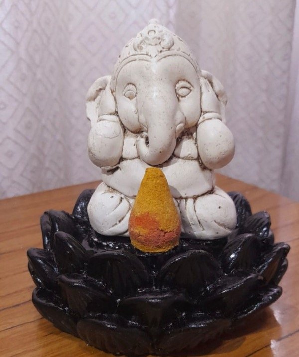Producto - Cascada loto con ganesha pintada