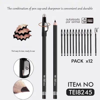 Producto - Delineador con sacapuntas Tei (x 3 unidades)