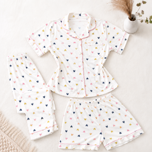 Producto - Pijama camisero 3 piezas