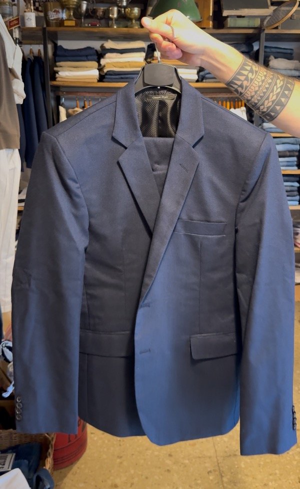 Producto - Traje Azul de Lino
