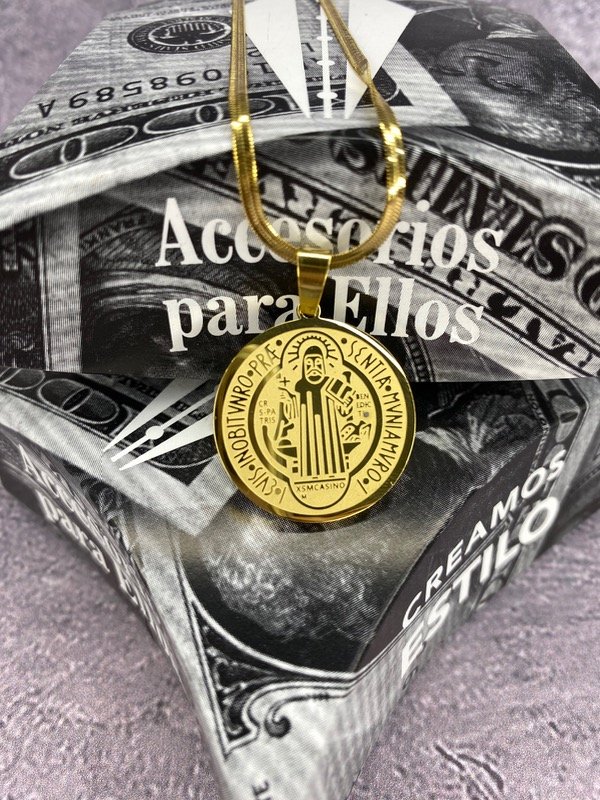 Producto - Dije San Benito dorado