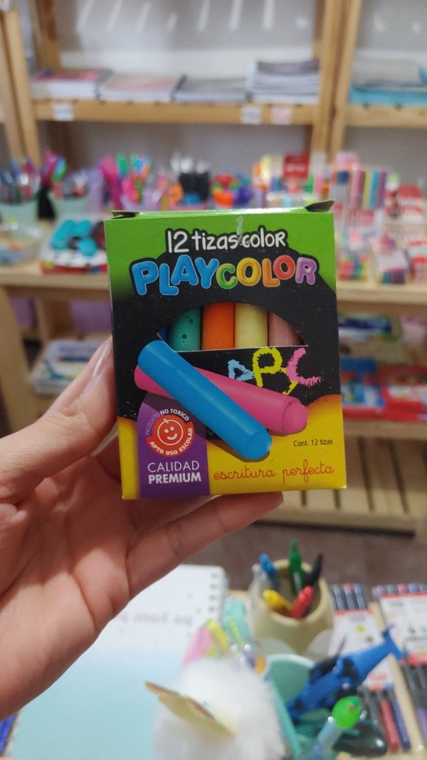 Producto - Tiza PlayColor Color x12 Uni.