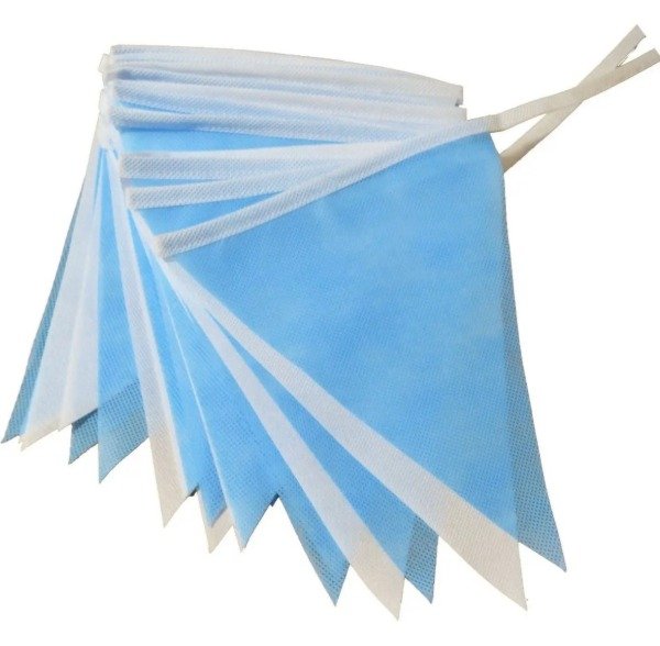 Producto - BANDERIN TRIANGULAR DE FRISELINA MODELO ARGENTINA X 5 METROS
