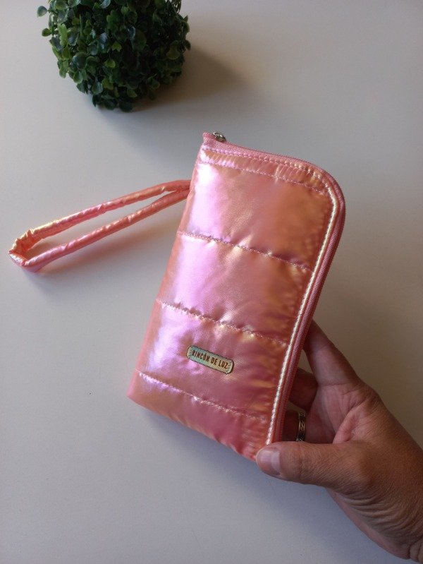 Producto - Porta celu / billetera - Salmón