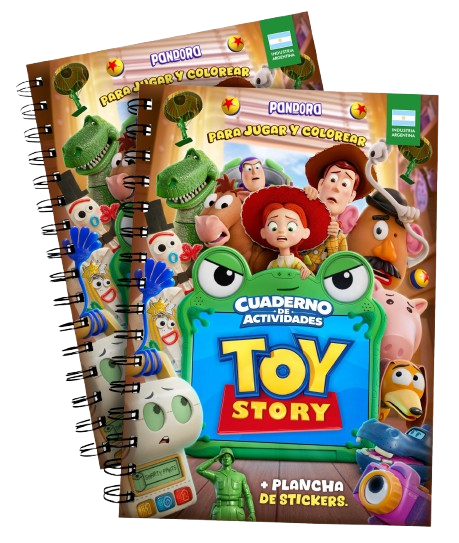Producto - Cuaderno TOY STORY de Actividades + Stickers para Recortar