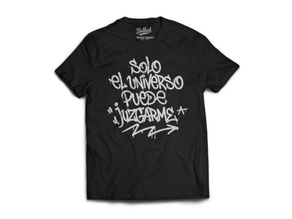 REMERA PITY SOLO EL UNIVERSO PUEDE JUZGARME