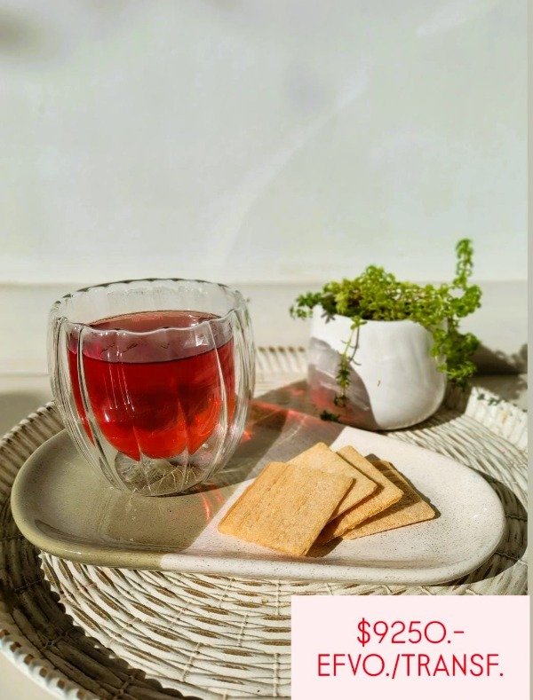 Producto - VASO/TAZA RAYA - DOBLE VIDRIO
