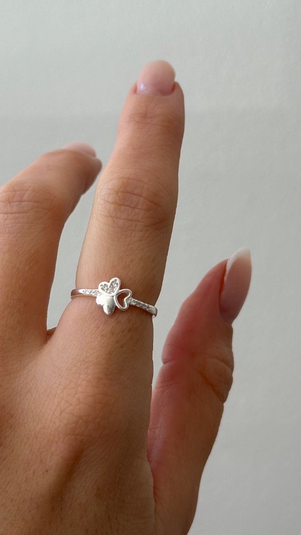 Producto - Anillo trébol cubic P925