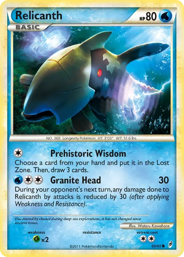 Producto - Relicanth 69/95 HeartGold and SoulSilver: Call of Legends