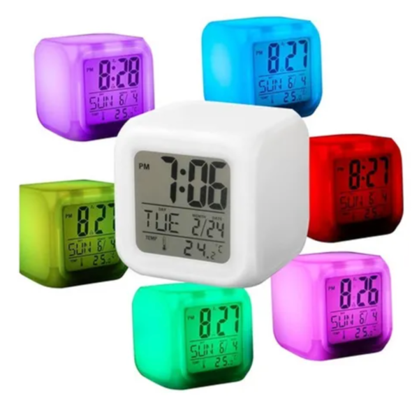Producto - Despertador Cubo Led Reloj