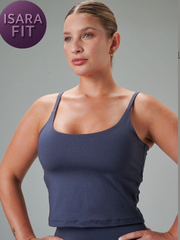 Producto - Musculosa Cropped Navy - 2