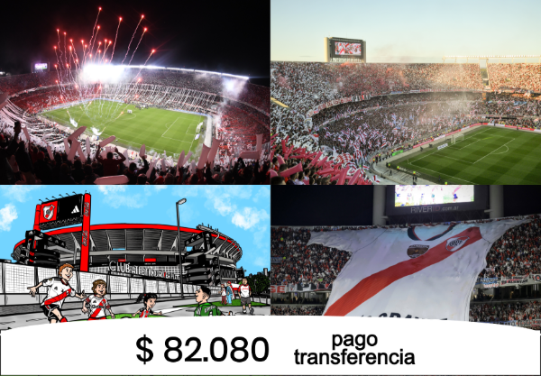 Producto - Colección completa 1901 - River - 4 Rompecabezas de 20 y 48 piezas