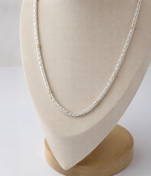 Producto - Cadena plata y oro h - 0