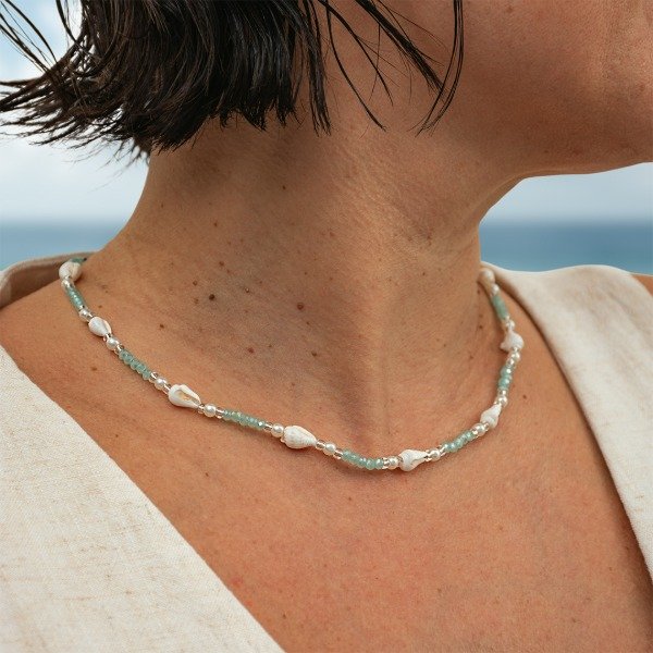 Producto - Collar Acero con Caracoles Nerissa