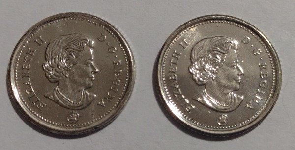 Producto - Canadá 10 cents 2021 color + no color - 1