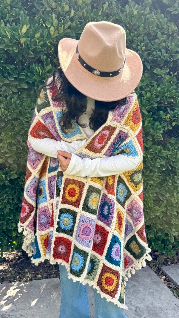 Producto - Patrón Ruana Mosaico