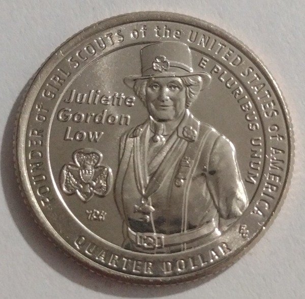 Producto - EE.UU. 25 cents 2025  Juliette Gordon Low ceca D, P o S a elegir