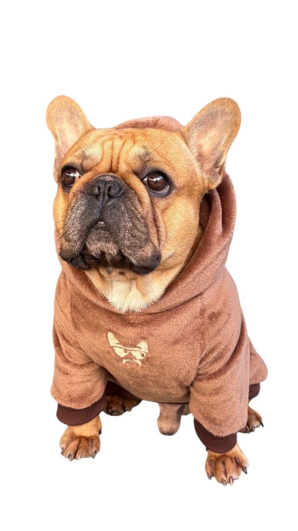 Producto - Buzo Polar Trap Chocolate C/amarillo