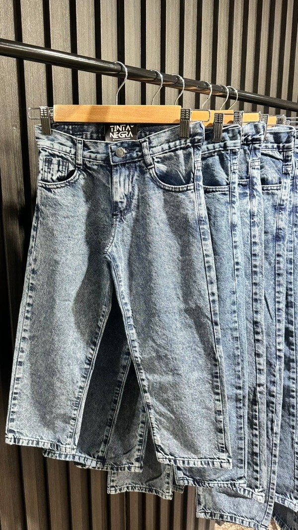 Producto - Jeans baggy azul nevado niños