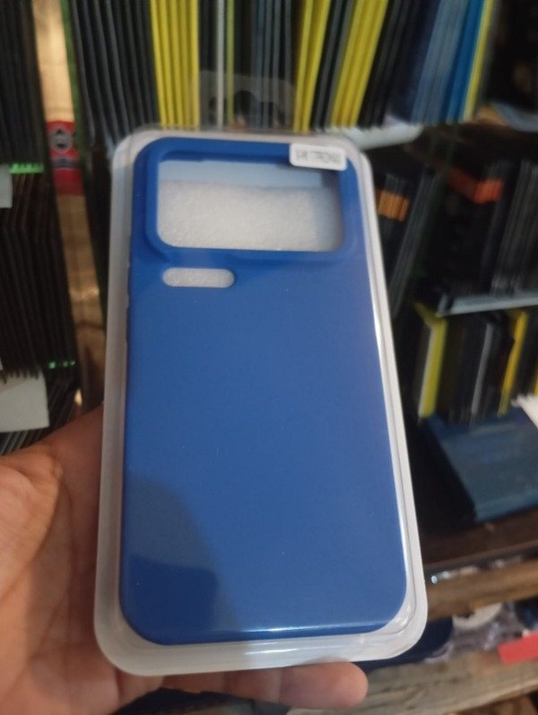 Producto - Funda Silicone Case Azul para Xiaomi Redmi Note 17 Pro Max