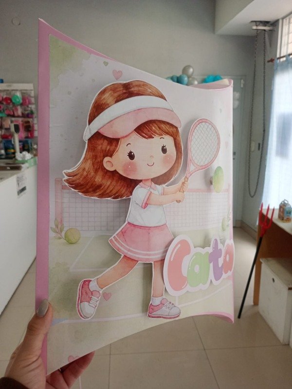 Producto - Piñata Personalizada Tipo Sobre con Apliques 3D - 1