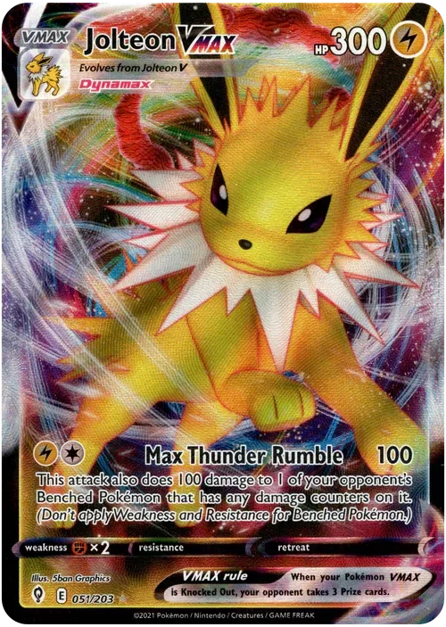 Producto - Jolteon VMAX - 051/203 - Evolving Skies - Holo