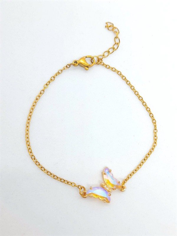 Producto - Pulsera con dije mariposa 01