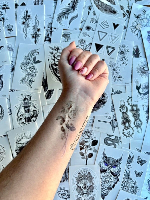 Producto - SUPER OFERTA TATTOO TEMPORALES X 10 DISEÑOS BYN
