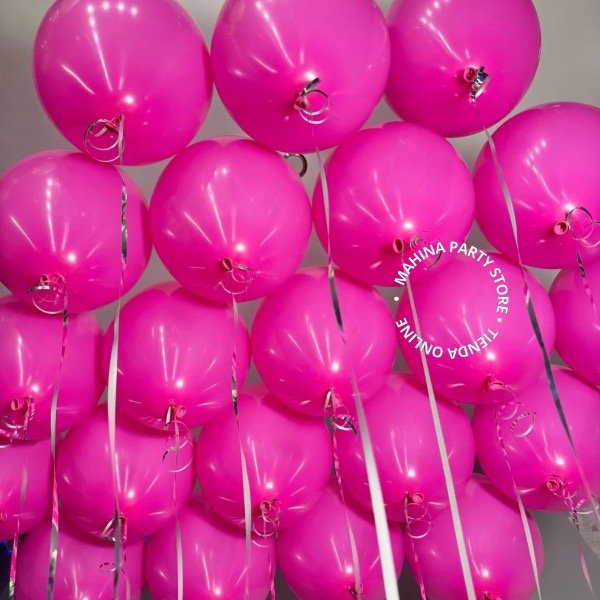 Producto - Globos de látex fucsia standard 12" x 25