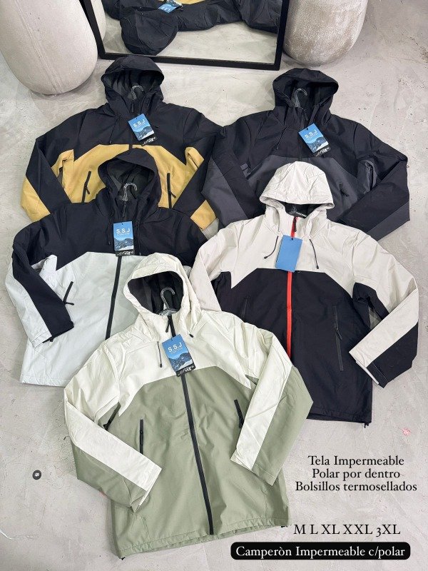 Producto - CAMPERON IMPERMEABLE CON POLAR