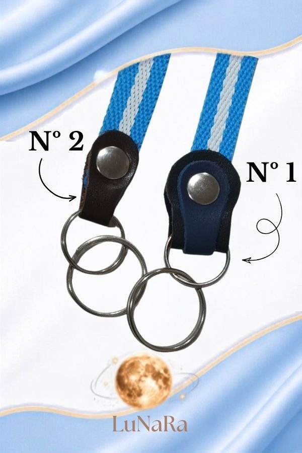 Producto - Llavero / Porta llave Argentina CUERO FINO (22cm) - 1