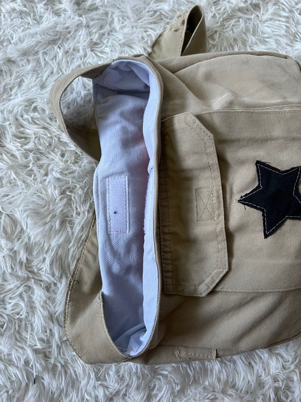 Mini bag cargo beige star — imagen 3