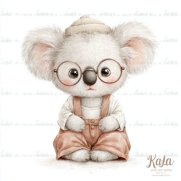 Producto - Panel Koala y erizos Amigos para siempre