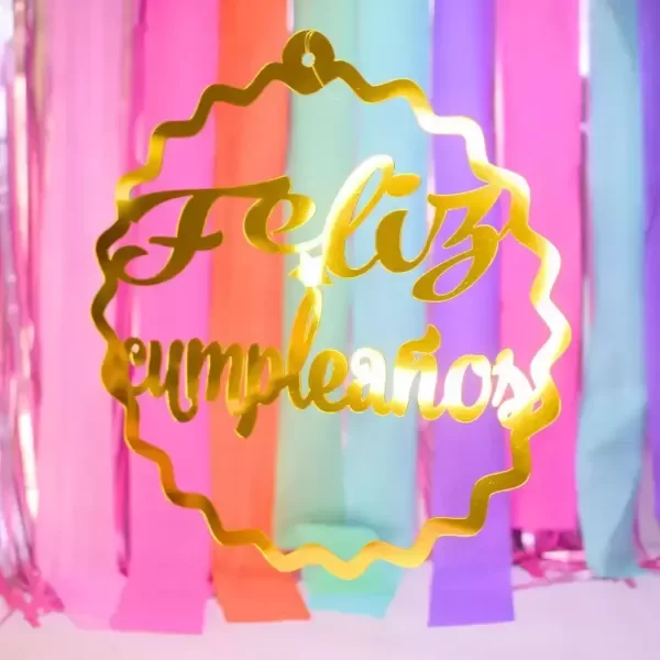Producto - Cartel Feliz Cumpleaños grande