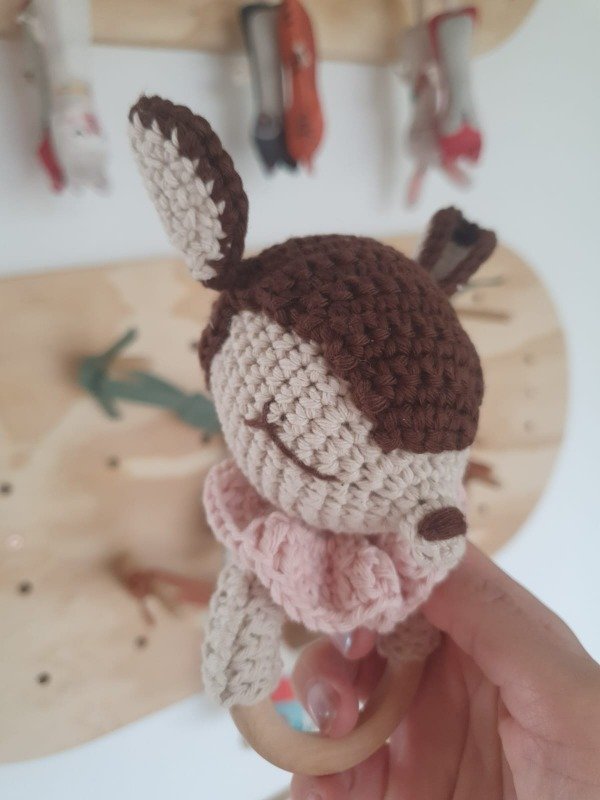 Producto - Sonajero tejido Ciervo