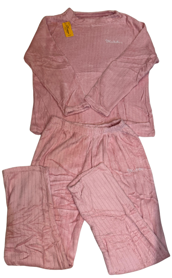 Producto - Pijama Polar Soft Importado Rosa Claro