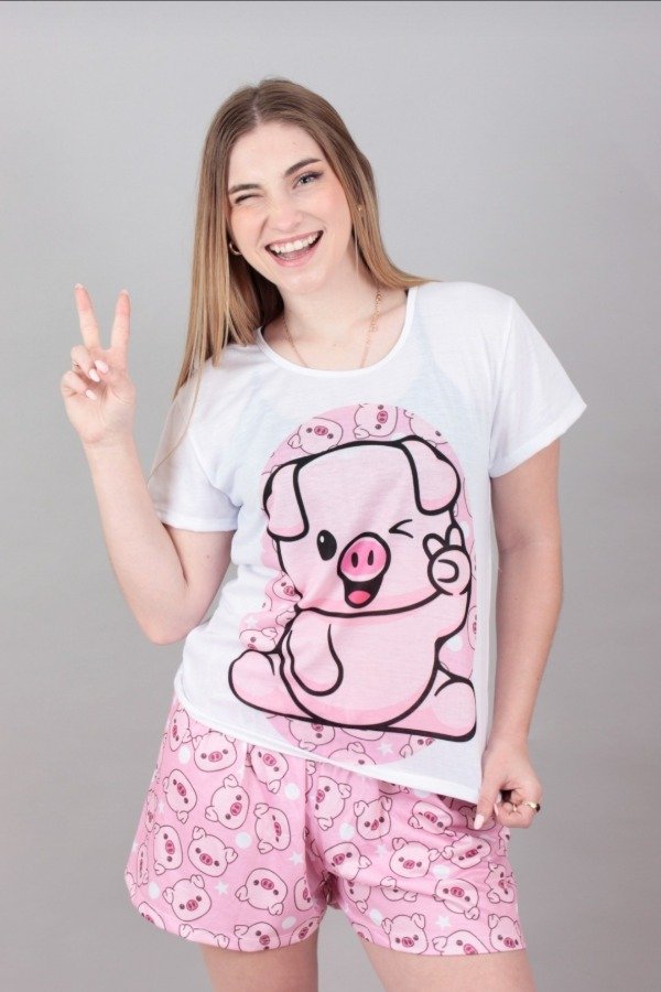 Producto - Pijama chanchita corto