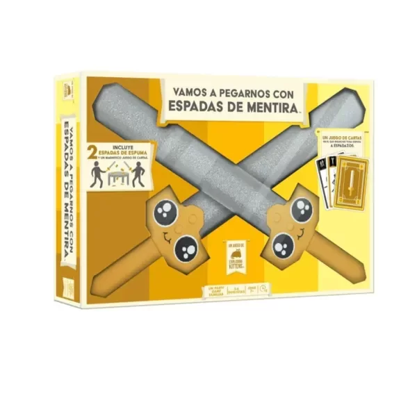 Producto - VAMOS A PEGARNOS CON ESPADAS DE MENTIRA - PARTY GAME - 0