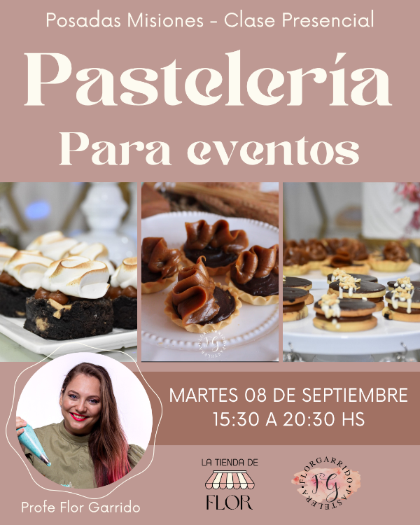 Producto - Clase Presencial - Mesas dulces / Pastelería para eventos