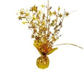 Producto - PESA PARA GLOBOS CENTRO DE MESA DORADO 182gr