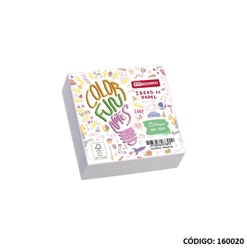 Producto - TACO PAPEL BLANCO 9X9CM X400H