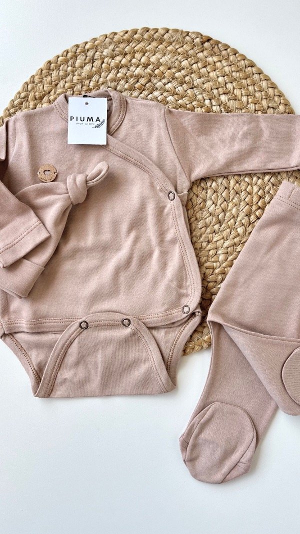 Producto - Ajuar cruzado pima Nougat - 1